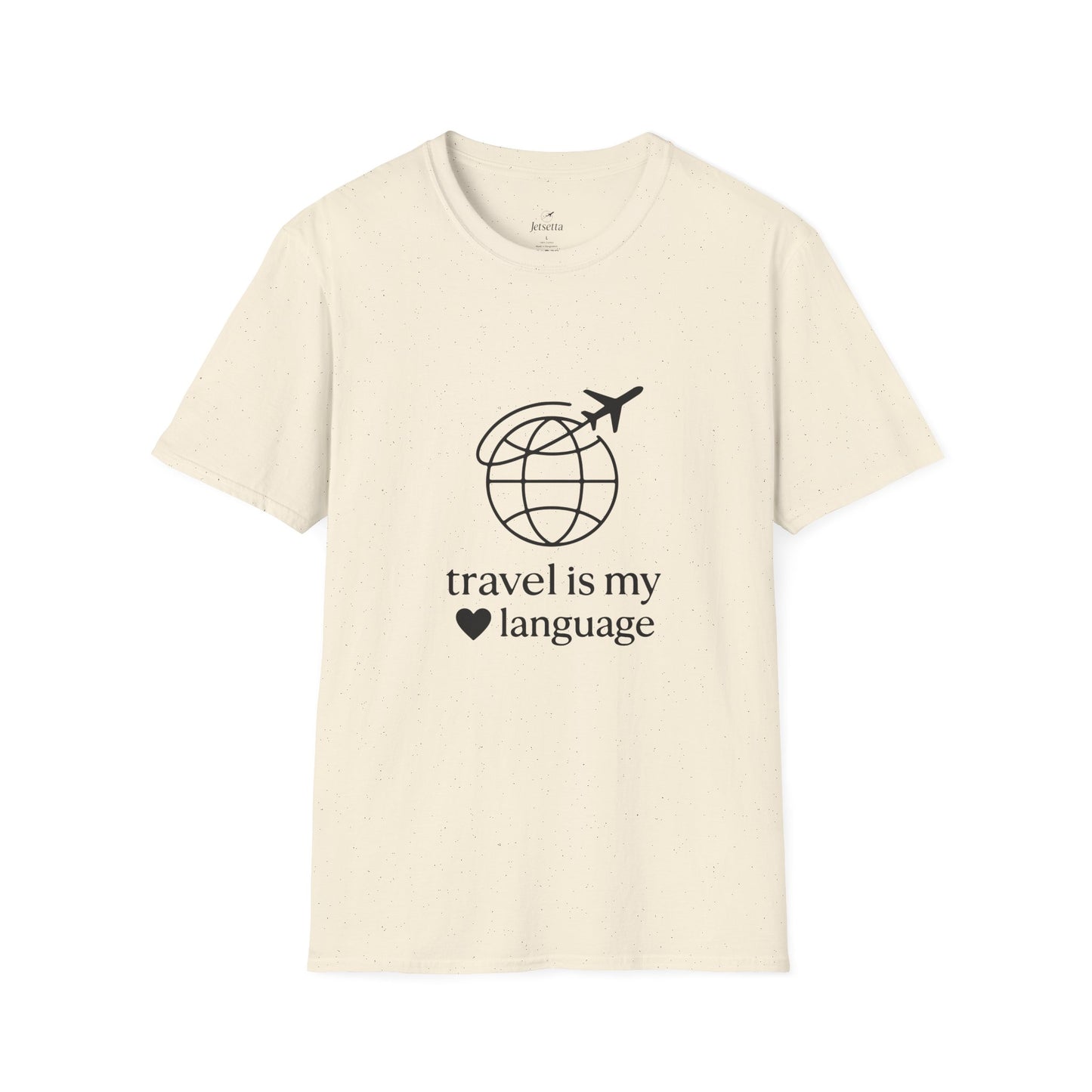 "Travel is my Love Language" - Unisex Softstyle T-Shirt