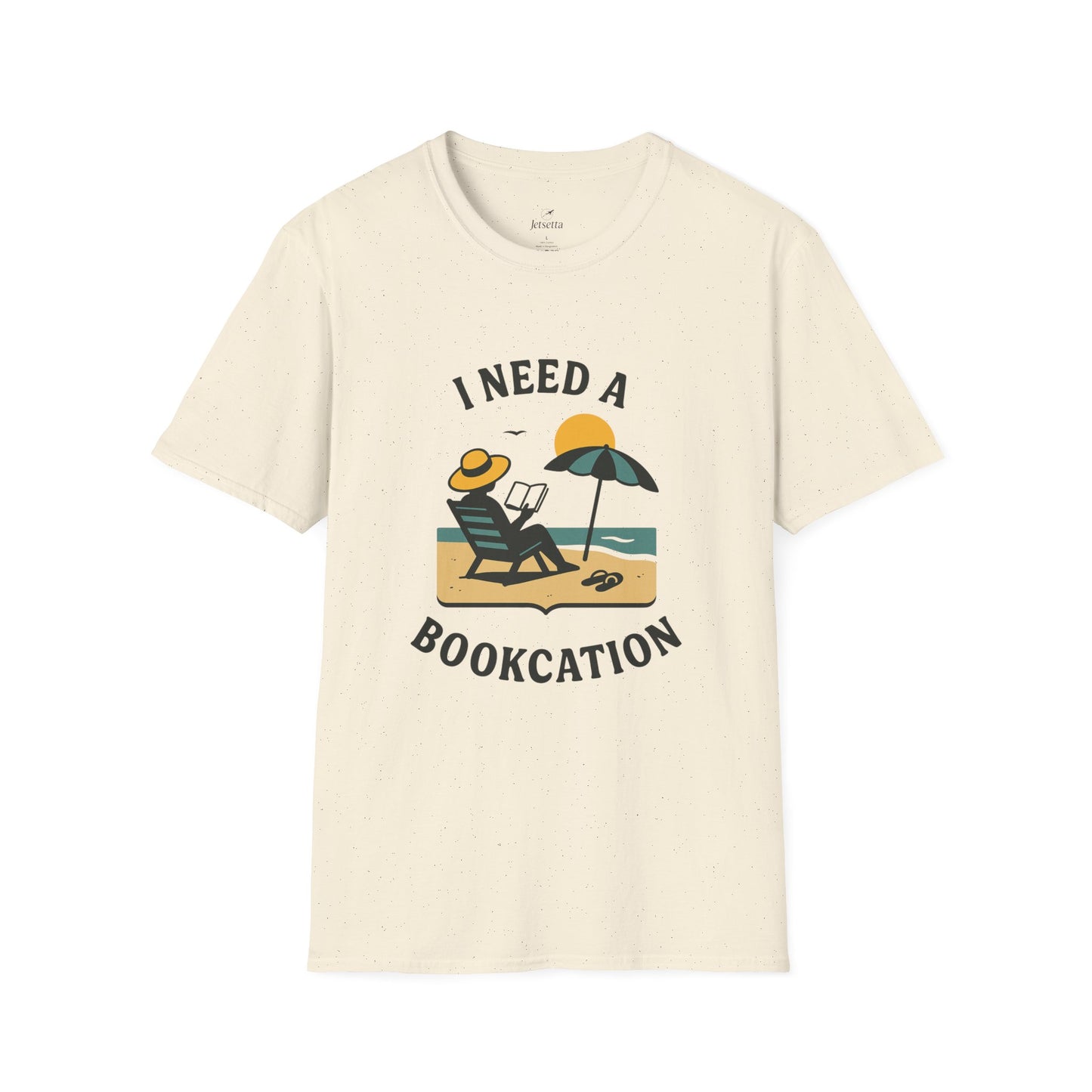 "I Need a Bookcation™" - Unisex Softstyle T-Shirt