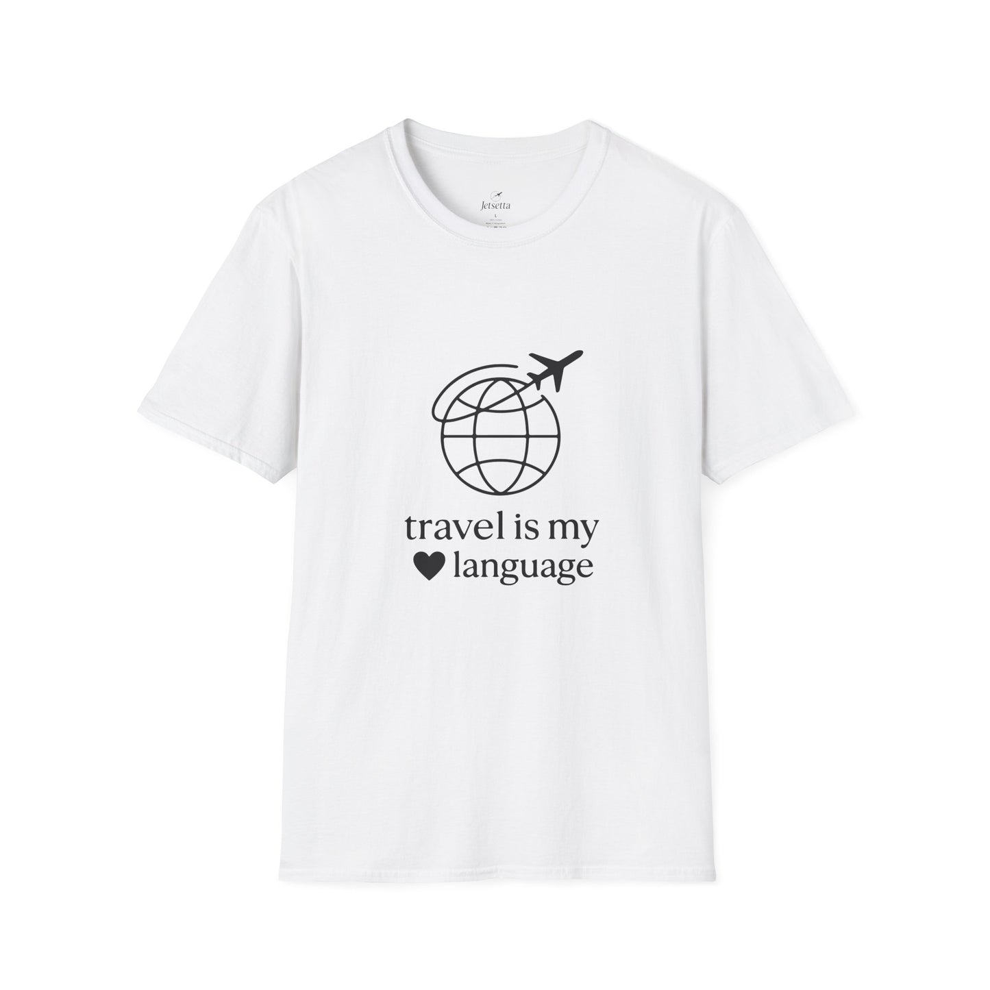 "Travel is my Love Language" - Unisex Softstyle T-Shirt