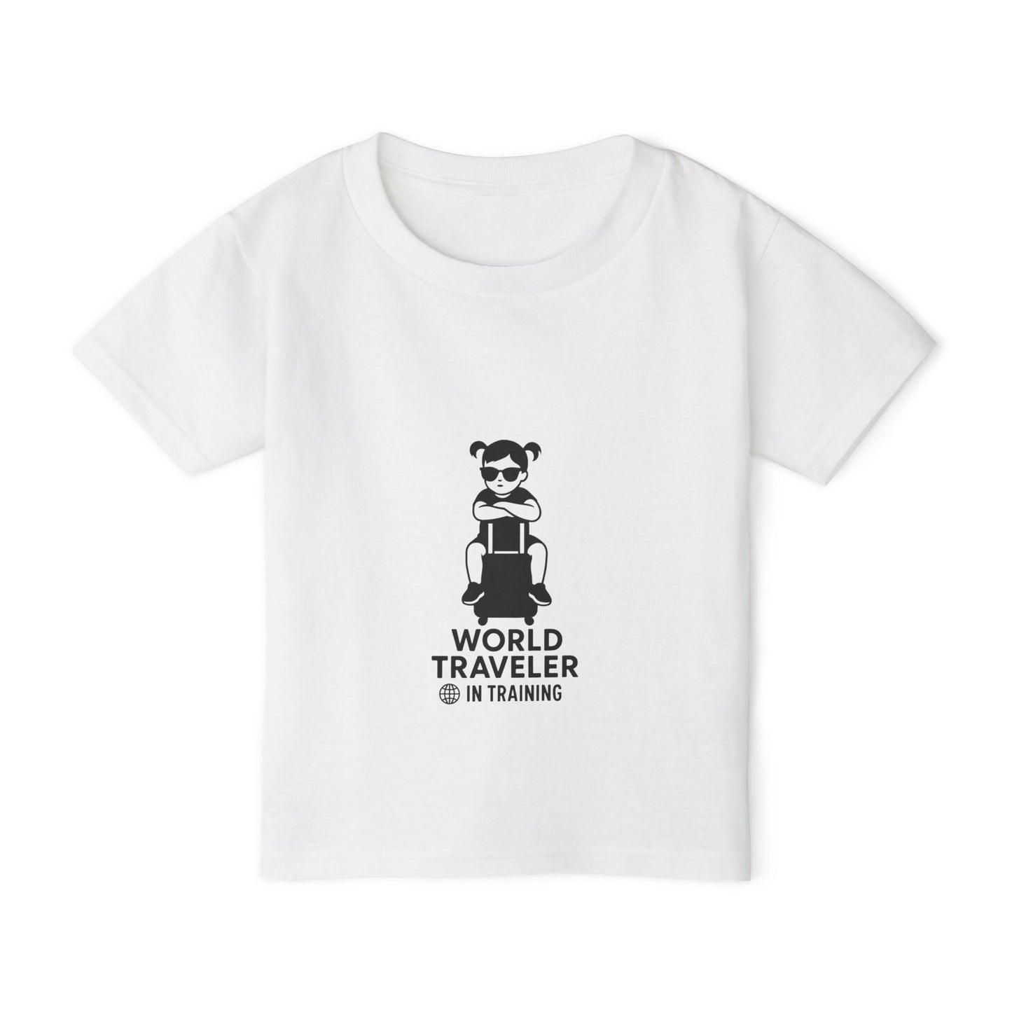 Toddler T-shirt - "World Traveler in Training"