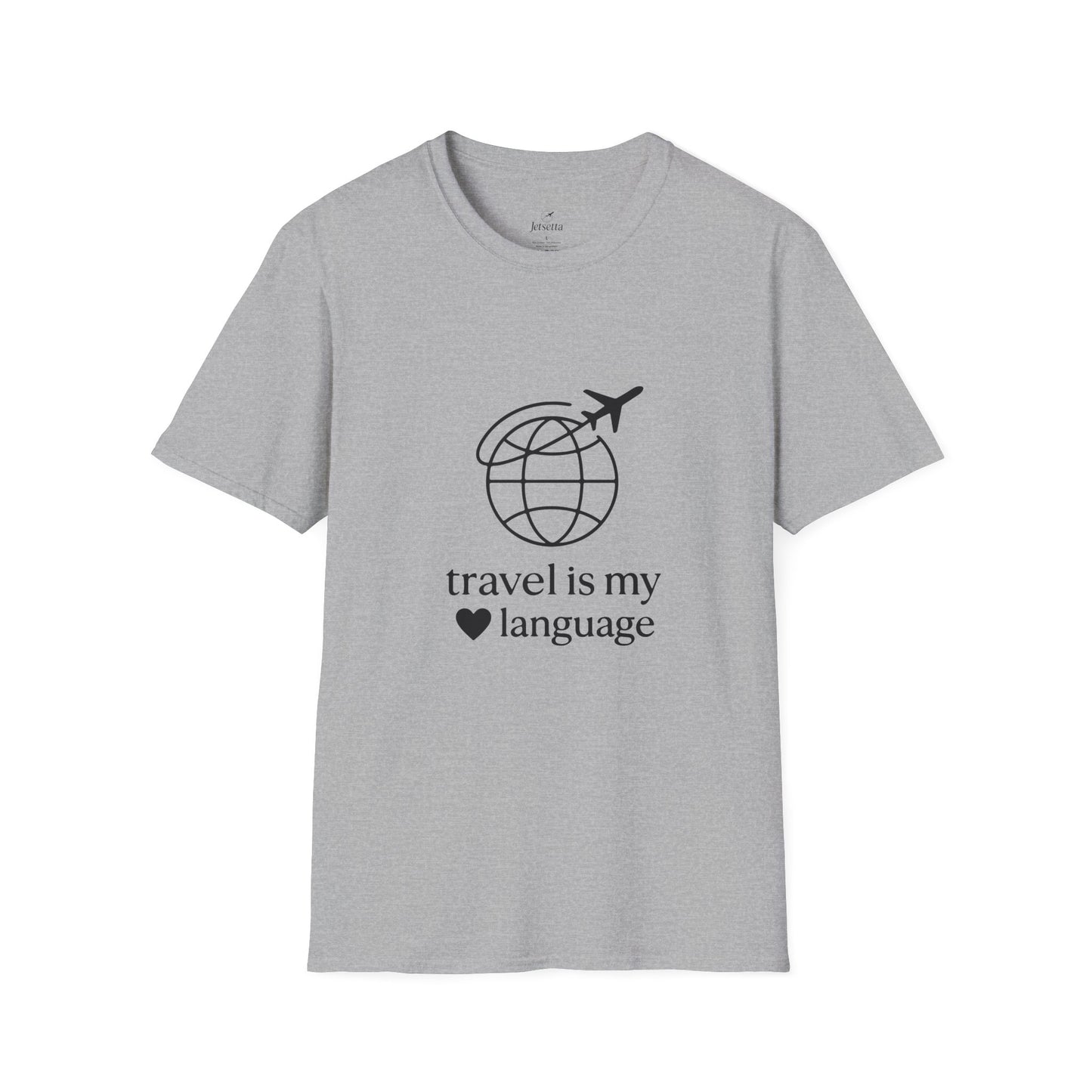 "Travel is my Love Language" - Unisex Softstyle T-Shirt