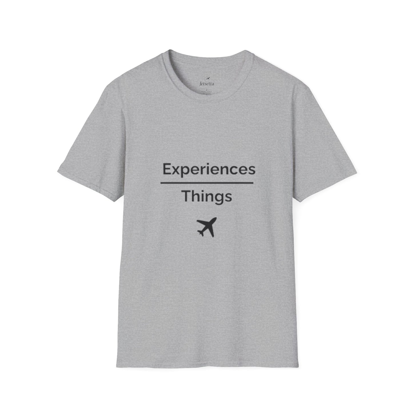 "Experiences Over Things" Unisex Softstyle T-Shirt