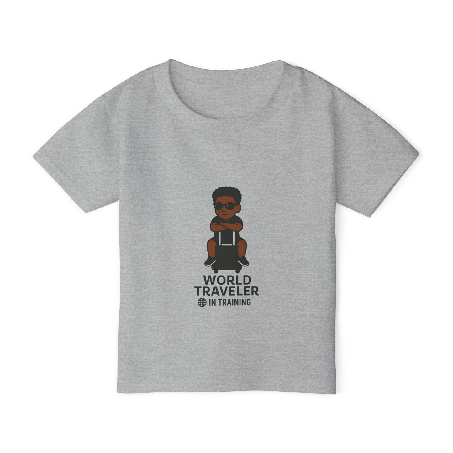 Toddler T-shirt - "World Traveler in Training"