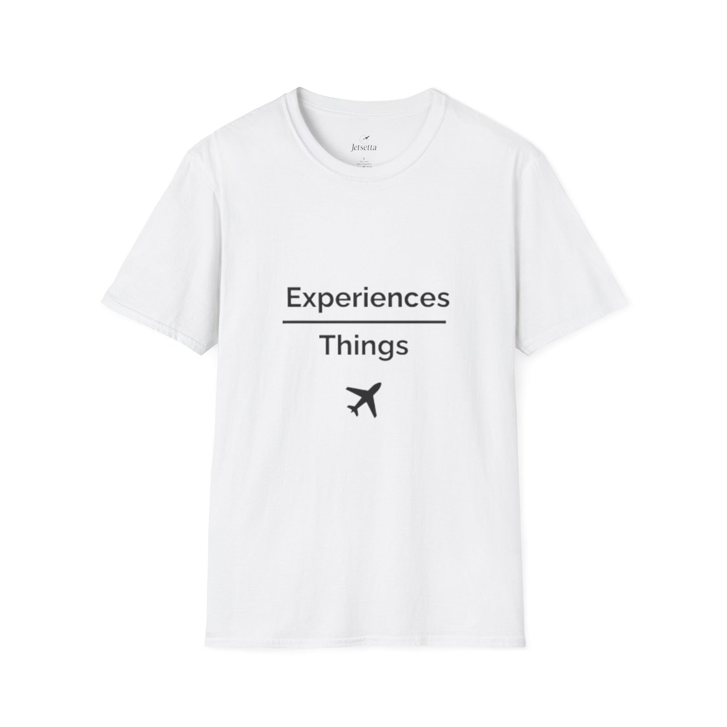 "Experiences Over Things" Unisex Softstyle T-Shirt