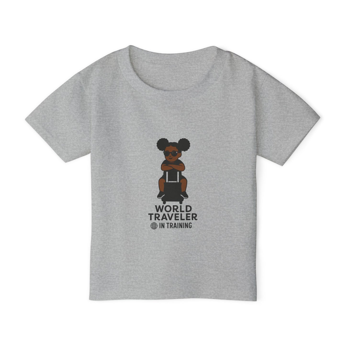 Toddler T-shirt - "World Traveler in Training"
