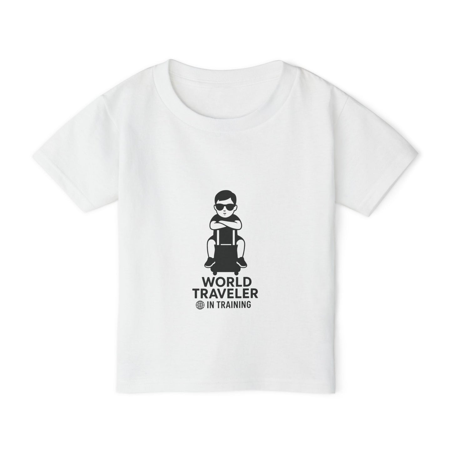 Toddler T-shirt - "World Traveler in Training"