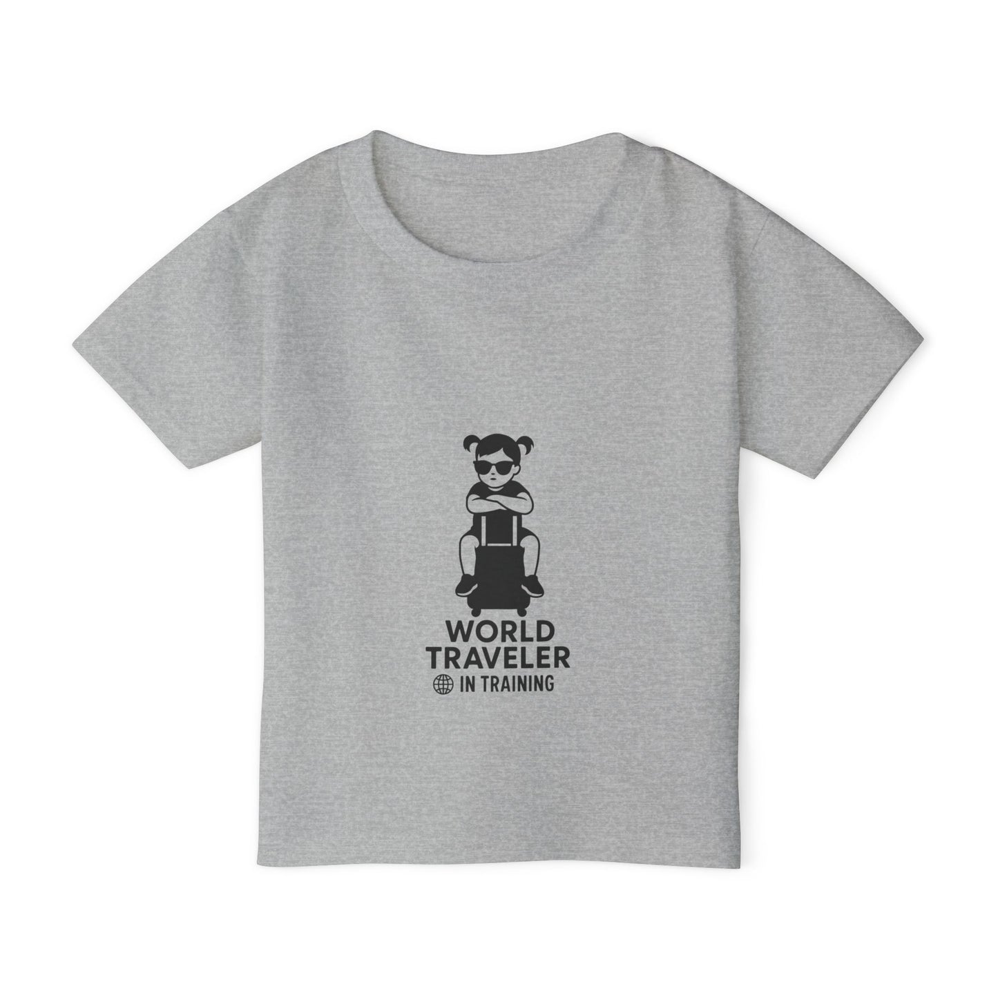 Toddler T-shirt - "World Traveler in Training"