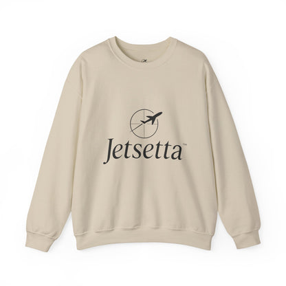 Travel-Inspired Sweatshirt, Jetsetta™ Crewneck, Ideal for Travel Lovers, Cozy Gift
