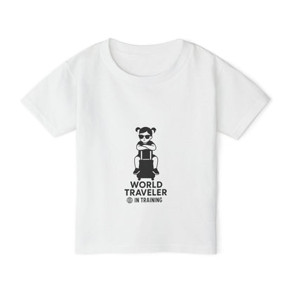 Toddler T-shirt - "World Traveler in Training"