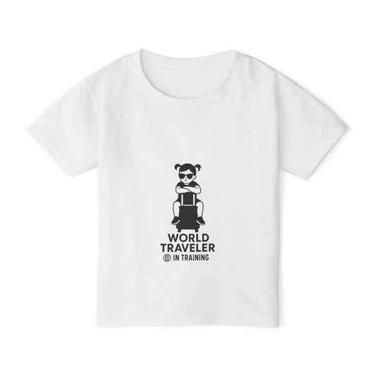 Toddler T-shirt - "World Traveler in Training"