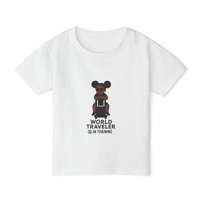 Toddler T-shirt - "World Traveler in Training"