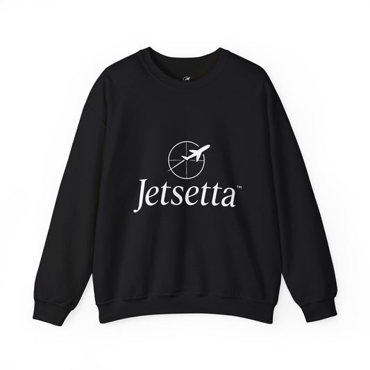 Travel-Inspired Sweatshirt, Jetsetta™ Crewneck, Ideal for Travel Lovers, Cozy Gift