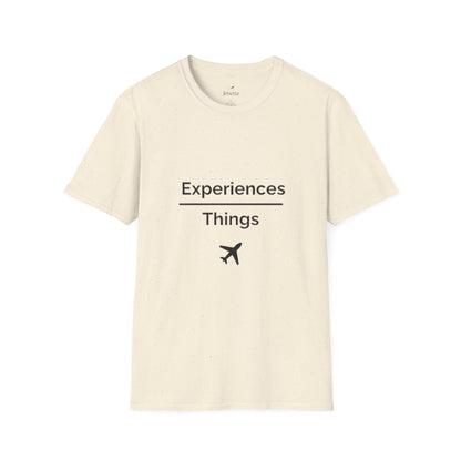 "Experiences Over Things" Unisex Softstyle T-Shirt