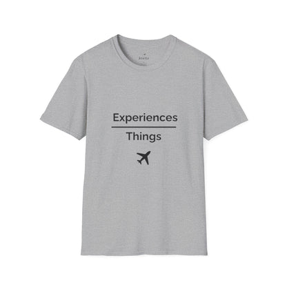 "Experiences Over Things" Unisex Softstyle T-Shirt