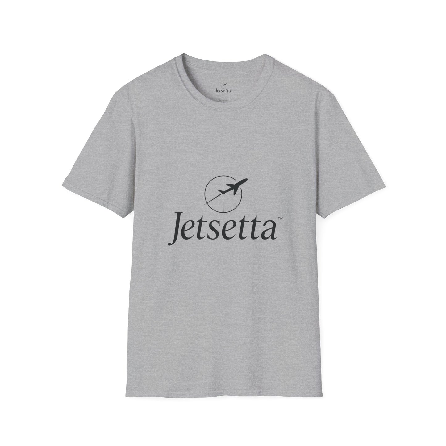 Jetsetta™ Travel Unisex T-Shirt, Soft Cotton Tee