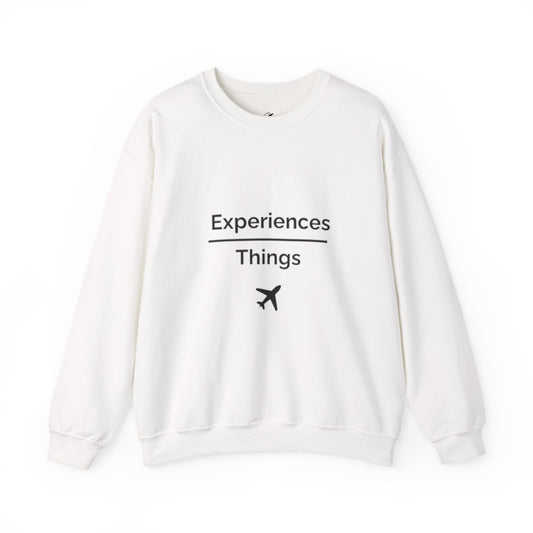 Experiences Over Things Unisex Heavy Blend™ Crewneck Sweatshirt
