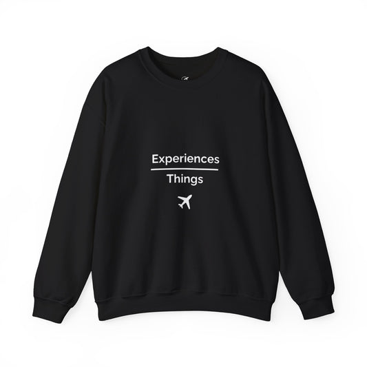 Experiences Over Things Unisex Heavy Blend™ Crewneck Sweatshirt