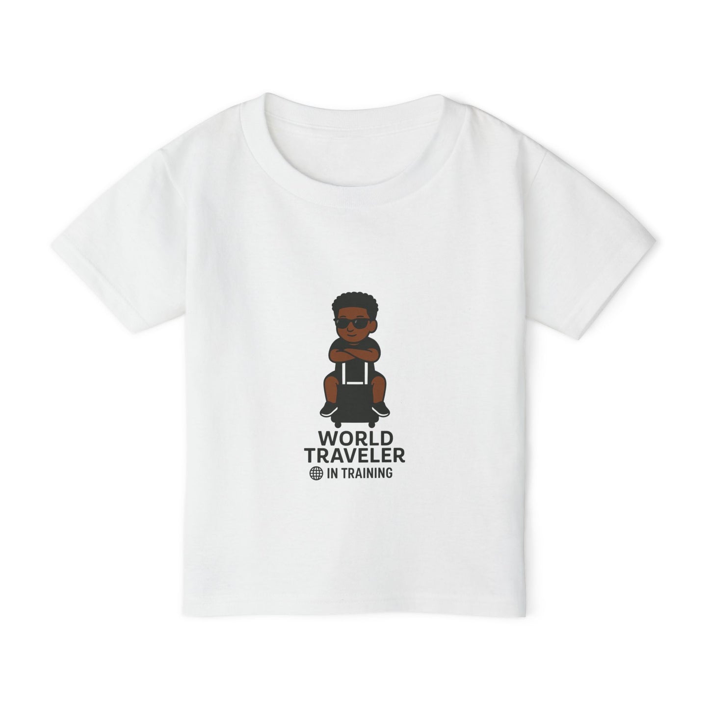 Toddler T-shirt - "World Traveler in Training"
