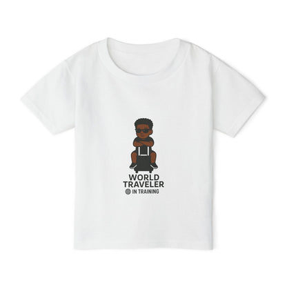 Toddler T-shirt - "World Traveler in Training"