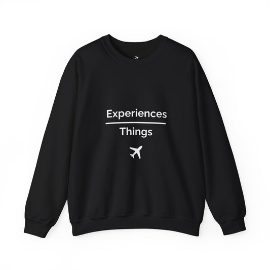Experiences Over Things Unisex Heavy Blend™ Crewneck Sweatshirt