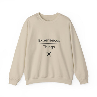 Experiences Over Things Unisex Heavy Blend™ Crewneck Sweatshirt