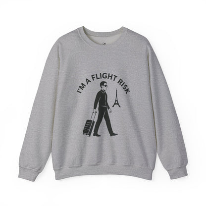 "I'm A Flight Risk" - Man Unisex Heavy Blend™ Crewneck Sweatshirt