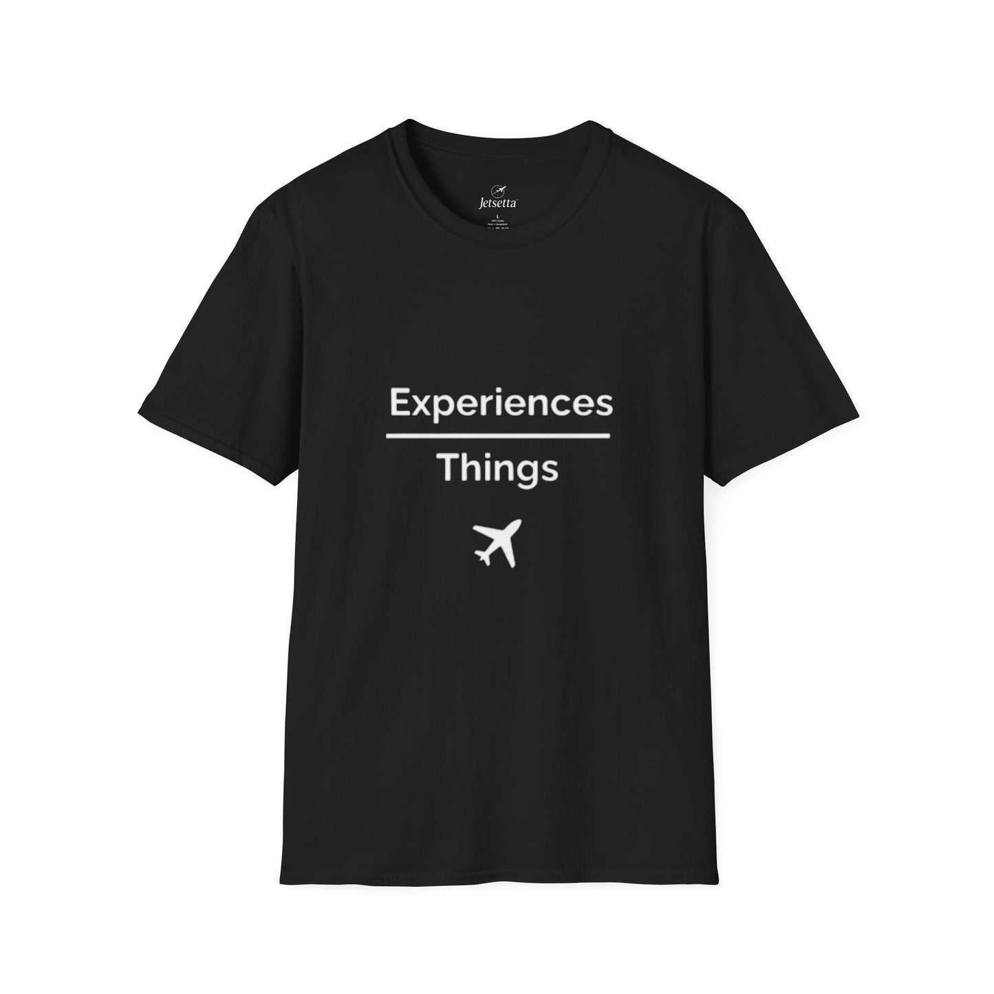 "Experiences Over Things" Unisex Softstyle T-Shirt
