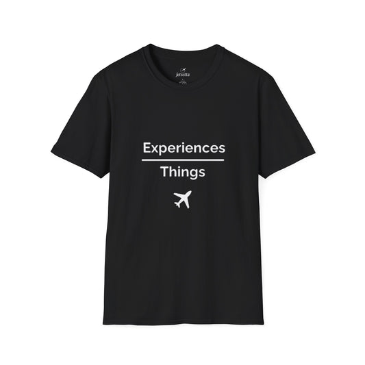 "Experiences Over Things" Unisex Softstyle T-Shirt
