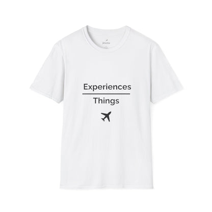 "Experiences Over Things" Unisex Softstyle T-Shirt