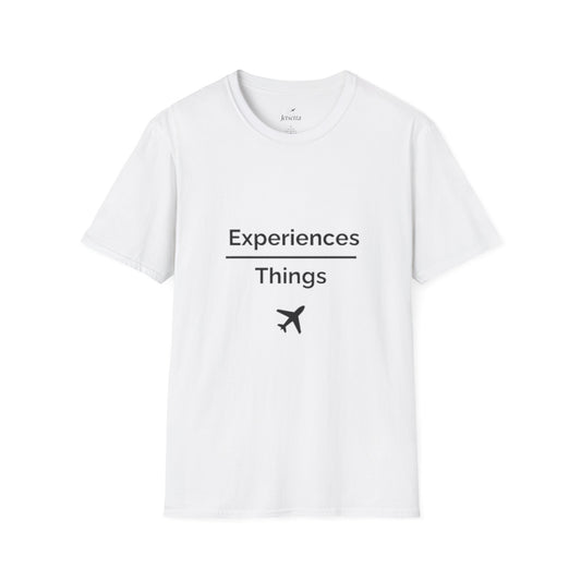 "Experiences Over Things" Unisex Softstyle T-Shirt