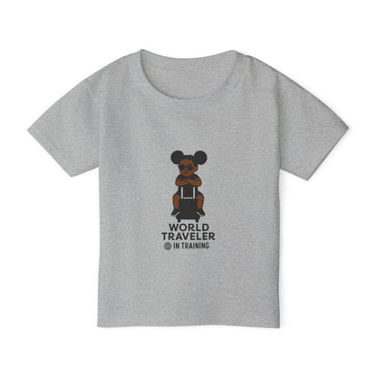 Toddler T-shirt - "World Traveler in Training"