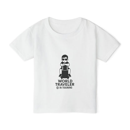 Toddler T-shirt - "World Traveler in Training"