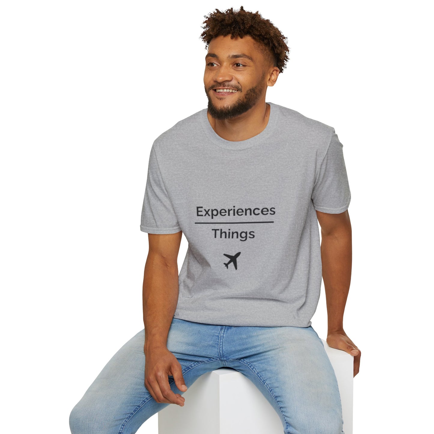 "Experiences Over Things" Unisex Softstyle T-Shirt